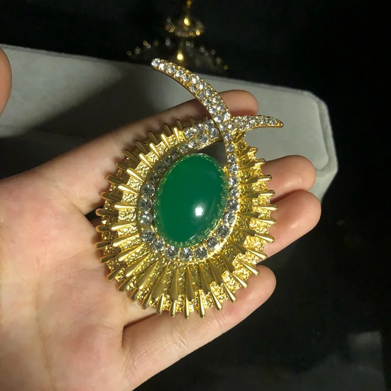 خمر الماس الزمرد بروشpinsuit شيونغسام بروش الملحقات #1