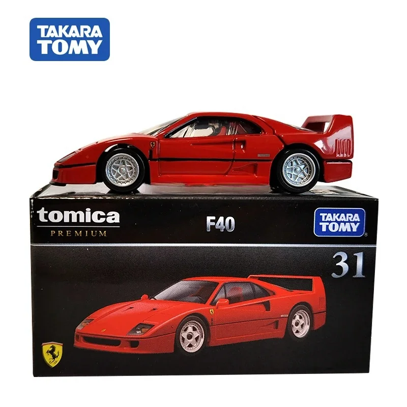 TAKARA TOMY TOMICA 1:64 modello di simulazione statica in lega pressofusa TP31 F40, giocattolo da esposizione per collezione per bambini, regalo per