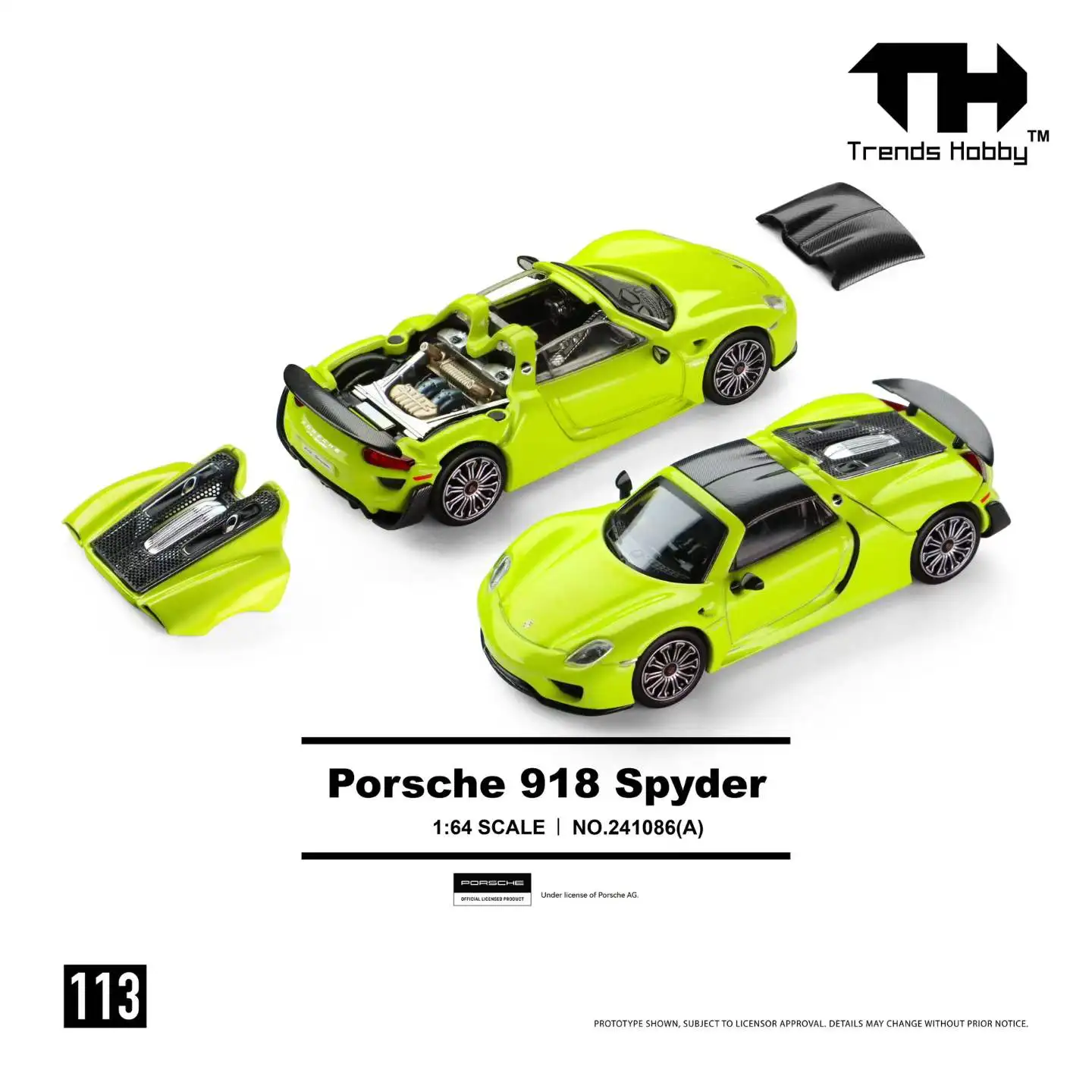 TH-Trends Hobby 1/64 Porsche 911 GT3 R EMA Motorsport- 2024 LeMans 24H LMGT3 Sieger # 91 Abnehmbarer Bezug Auto-Modell aus Zinkdruckguss – Detail 10