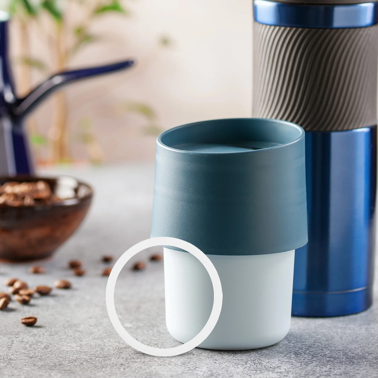 

Ring Bottle Gasket Replacement Sealing Elastic Lid Cup Supplies White Canning Jar Rings Silicone