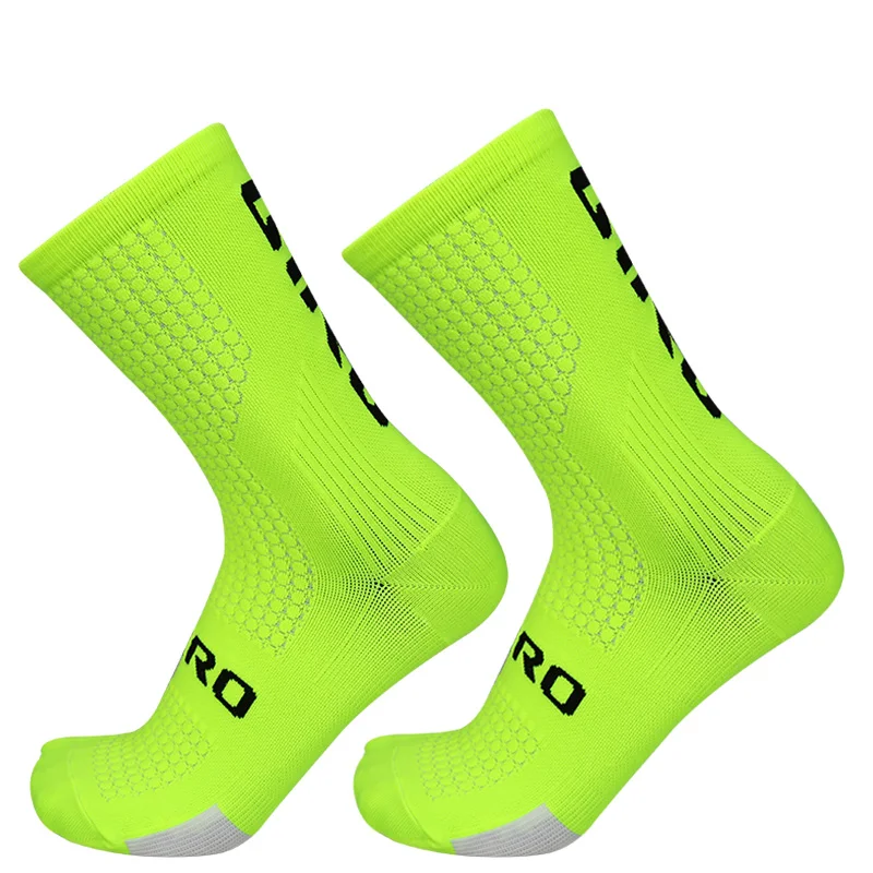 Chaussettes de compression respirantes pour homme et femme, accessoire de cyclisme et de course en montagne