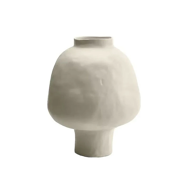 

French big-bellied blessing pot vase, hotel home furnishing entrance study coffee table