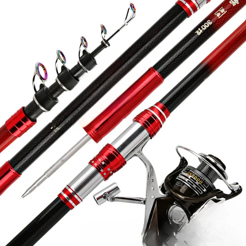 

Xianyulang carbon long-distance pole comes with a built-in 4.5-meter metal throwing pole.