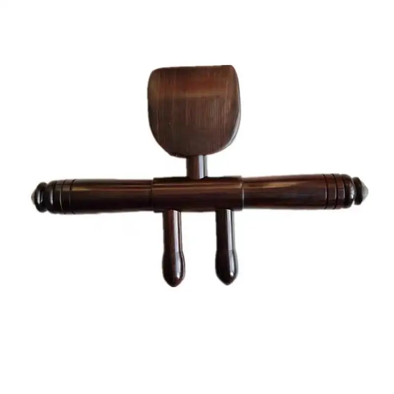 Natural Solid Wood Balancing Massage Shovel Smooth Surface Comfortable Handle For Home Meridian Dredging Gua Sha Relaxation