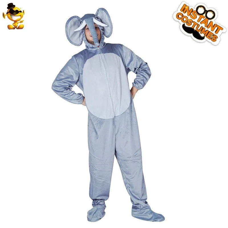 Adulte M mignon éléphant Costume loween Par Role-plang scène Performance traditionnel National ethnique Culture Costume