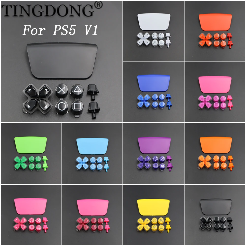 ل PS5 BDM-010 V1 زر تحكم الصليب ABXY D الوسادة Driection مفتاح عدة ولوحة اللمس والخيار وأزرار مشاركة