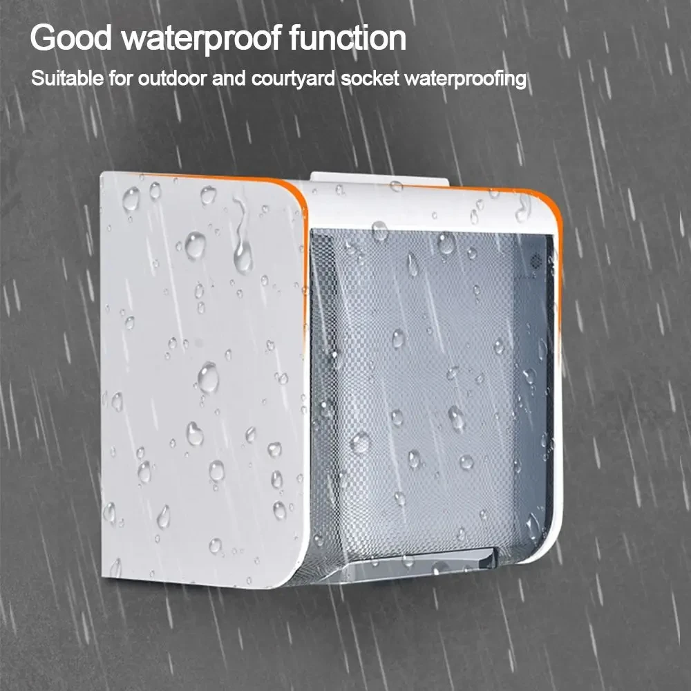 Outlet Supplies Electric Plug Rainproof Cover Protection Socket Outdoor Socket Waterproof Box Switch Protective Cover