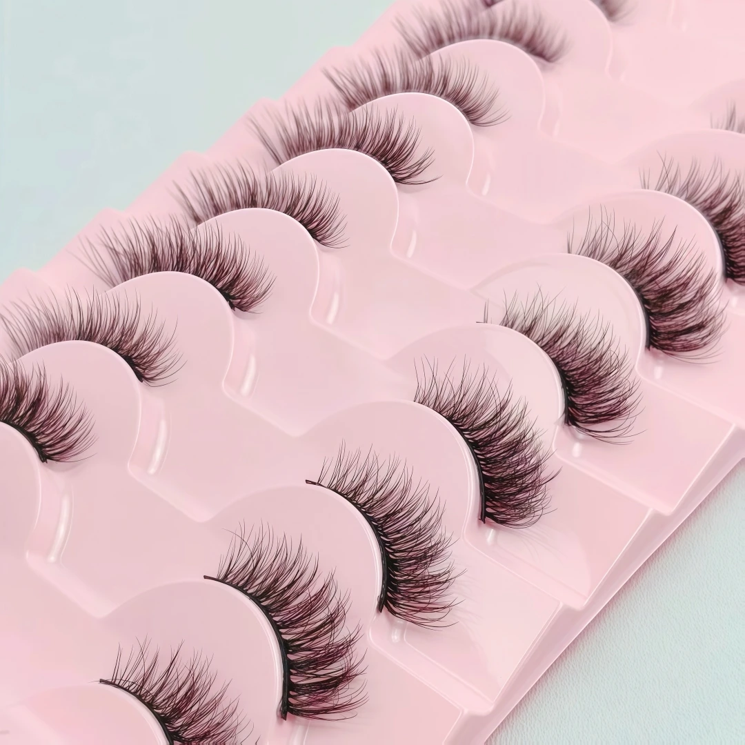 Black Terrier 10 Half Cut False Eyelash, Mixed Blood Natural Thick Stereoscopic Girl Group Manga Devil Eye Tail Eyelash