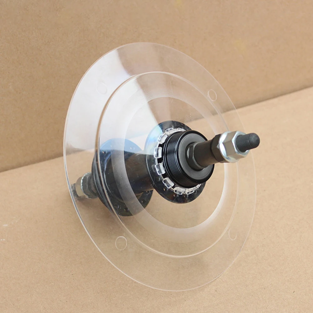 

2pcs Bike Flywheel Guard Transparent Protection Cover Sturdy Plastic Wire Protector For Rear Flywheel Smooth Surface Easy