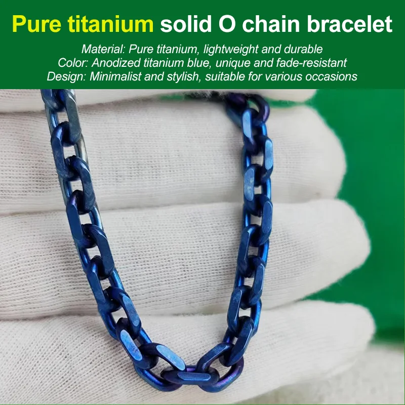 

Идеальный подарок ледяной синий титановый браслет унисекс подарок на день рождения, годовщину, День святого Валентина для него и для нее