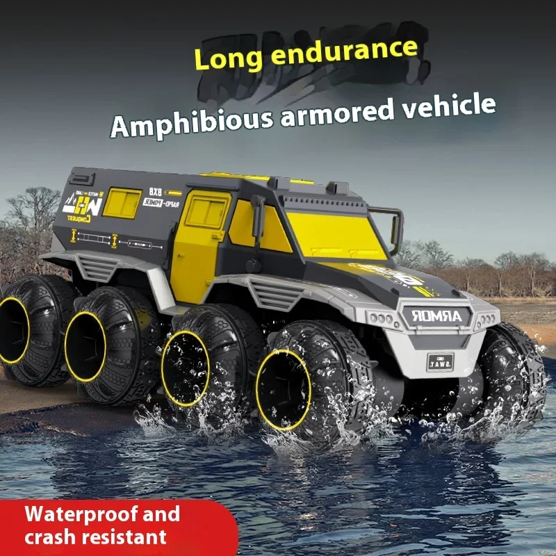 Regalo di festa Regalo per bambini Auto anfibia telecomandata Otto ruote Otto ruote motrici Arrampicata Fuoristrada Auto giocattolo Auto da corsa