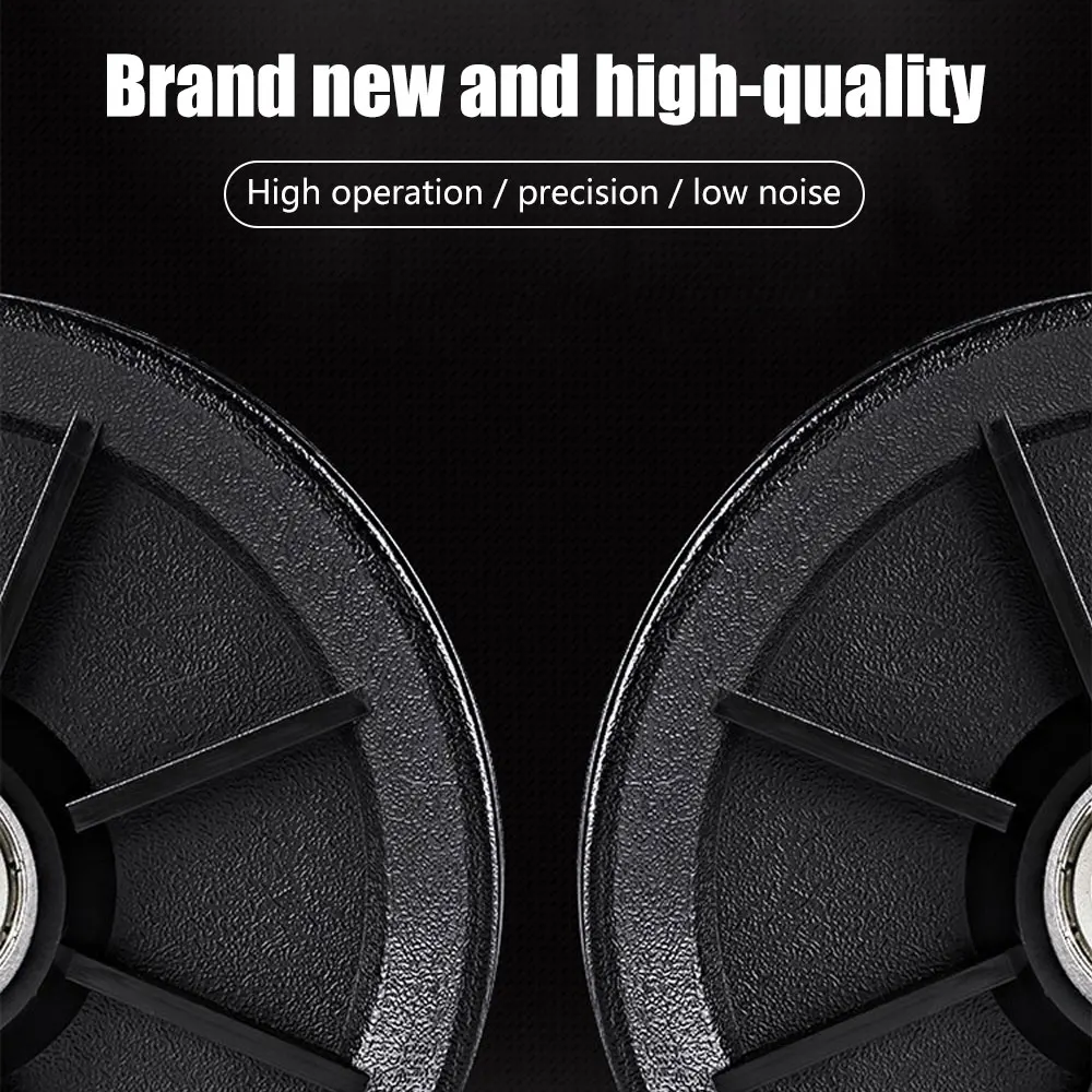 50-160mm Gym Bearing Pulley Wearproof Nylon Bearing Pulley Wheel Cable Universal Fitness Gum Bearing Pulley Fitness Equipment