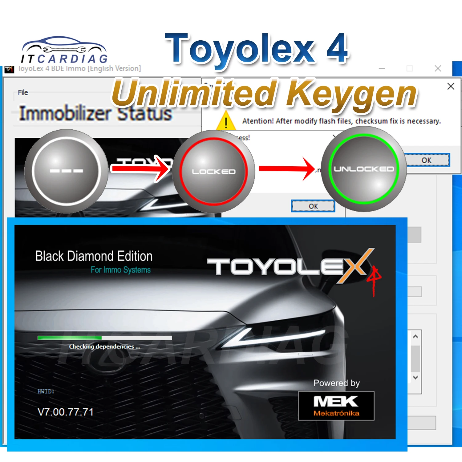 Unlimited Keygen Toyolex4 Toyolex 4 for Denso for Lexus Mascheramento Car DTC Disable SoftwareTool PK Toyolex3 Toyolex 3