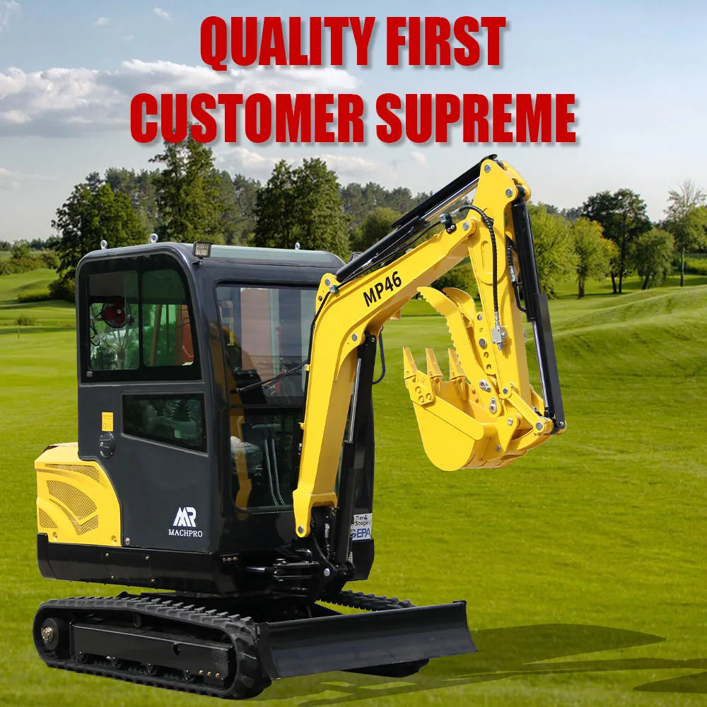 1-2 Ton Mini Crawler Excavator Kubota Engine EPA EURO Certified Customized Factory Deal Fast Delivery