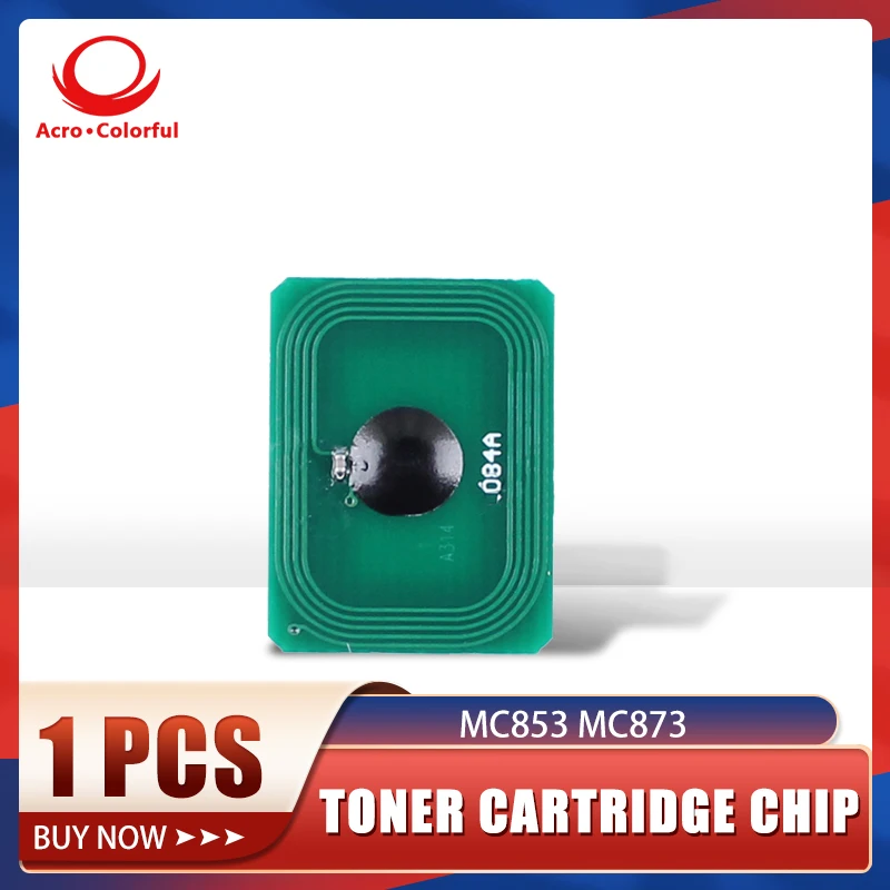 MC853 Toner Chip 45862840 45862837 45862818 45862814 45862844 for OKI MC853 Printer MC873 Copier Cartridge Reset Chip 45862841