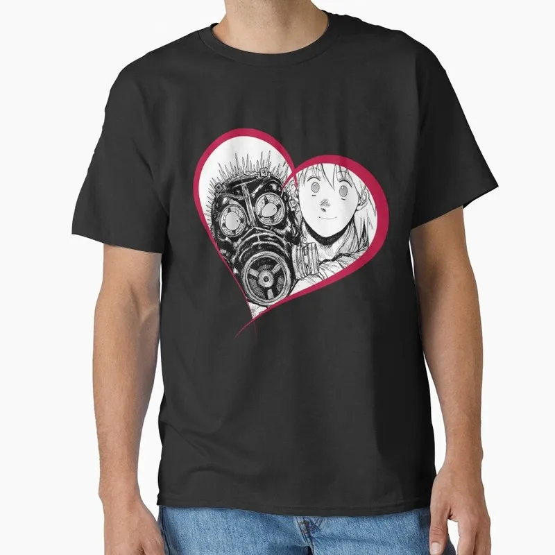 Dorohedoro Dark Anime T-Shirt 0718 Nikaido Kaiman Metal Manga Unisex Graphic Tee Caiman Horror Halloween Gift Goth Tops