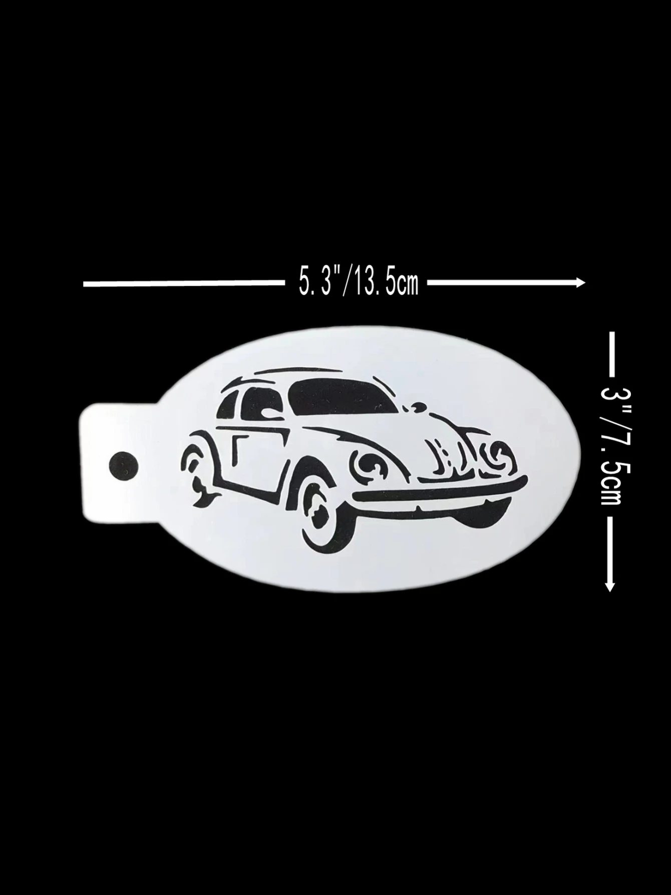 Stencils Rosto e Corpo Carro, Pintura Scrapbook, Colorir Embossing, Modelo Álbum Decorativo, 5.3x3"