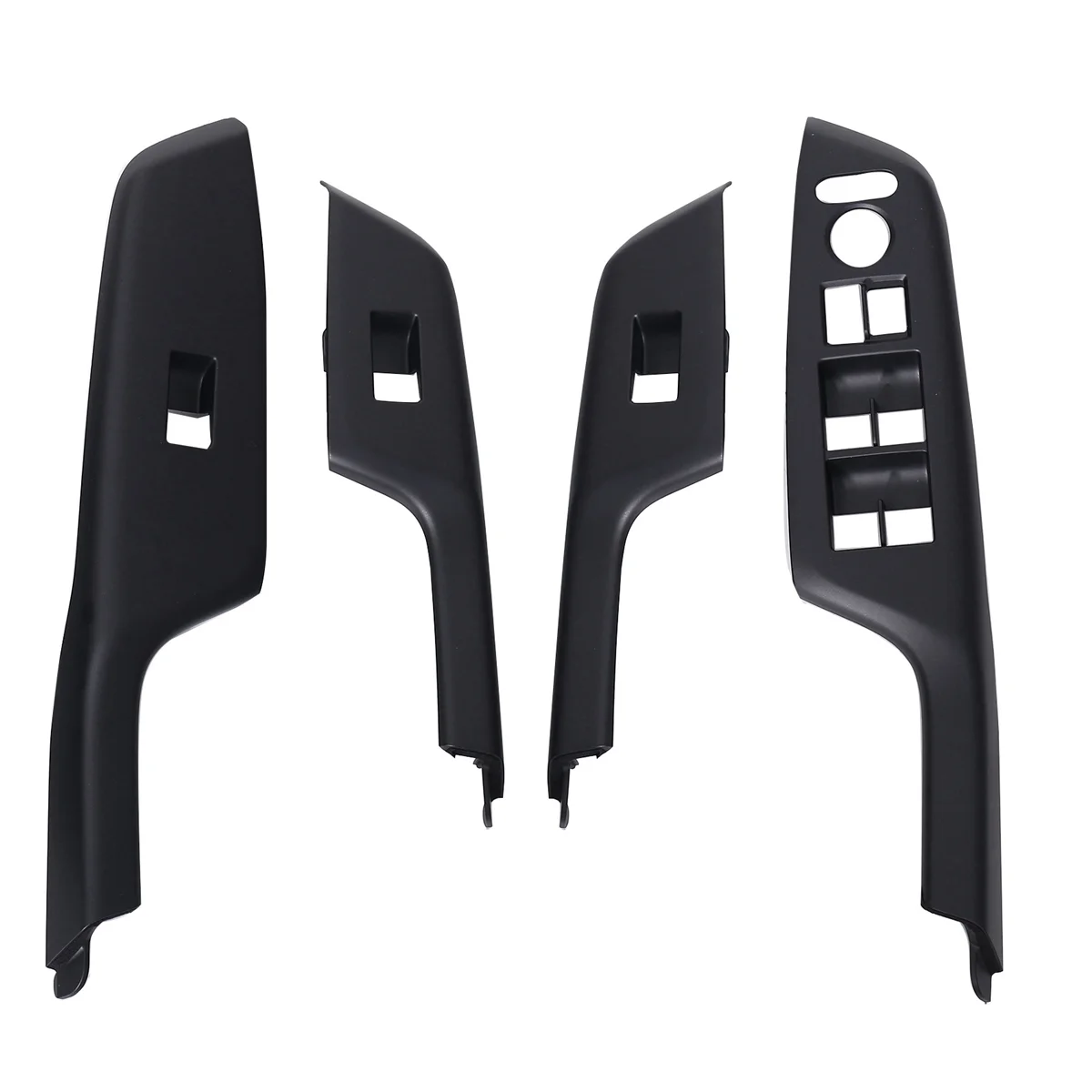 

4Pcs Car Glass Lifter Black Switch Panel Window Switch Frame for Honda Civic 2012-2015