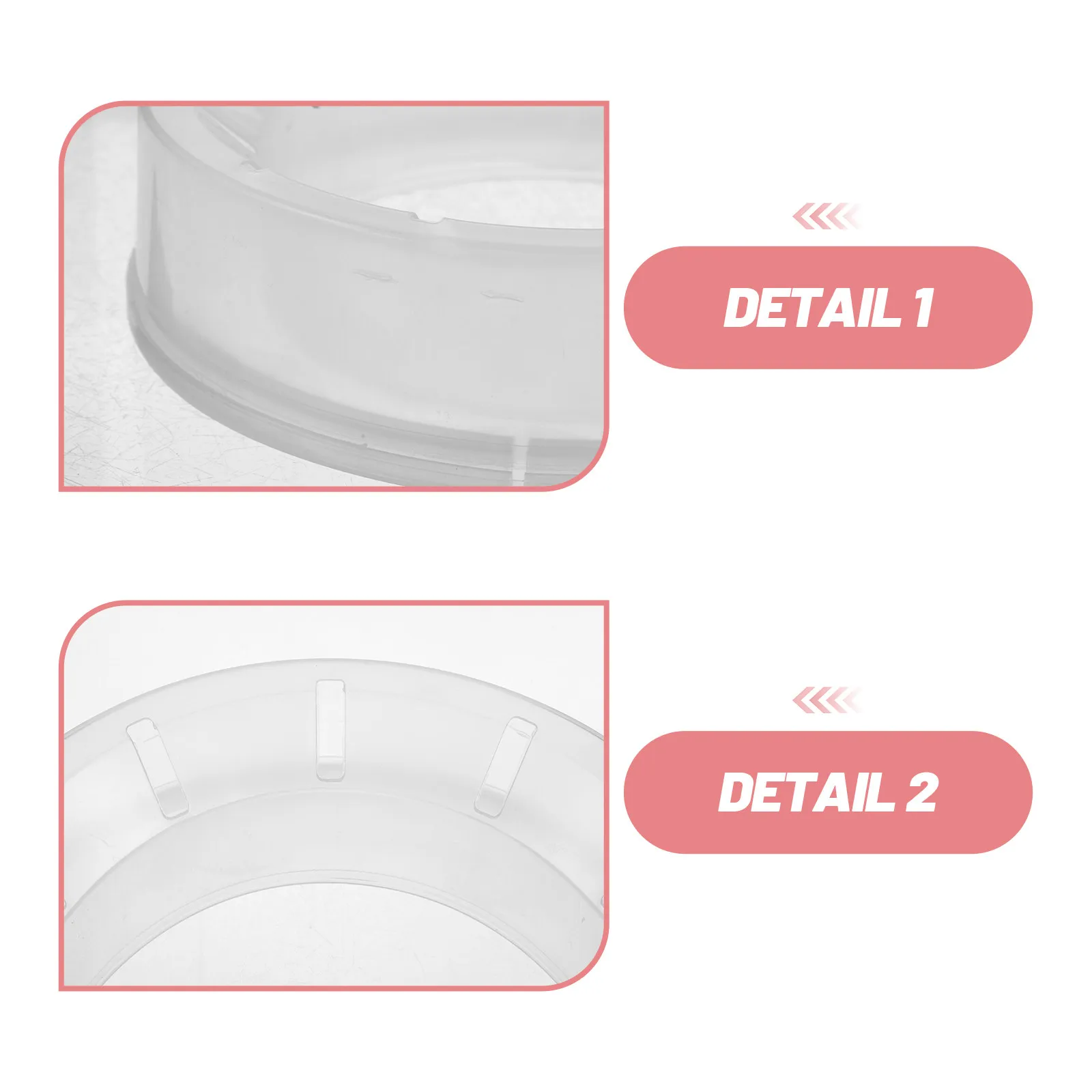4Pcs Diaper Pail Refill Cartridge Ring Set One-Handed Odor Seal Refill Cassettes for Diaper Bucket Waste Bag view 2