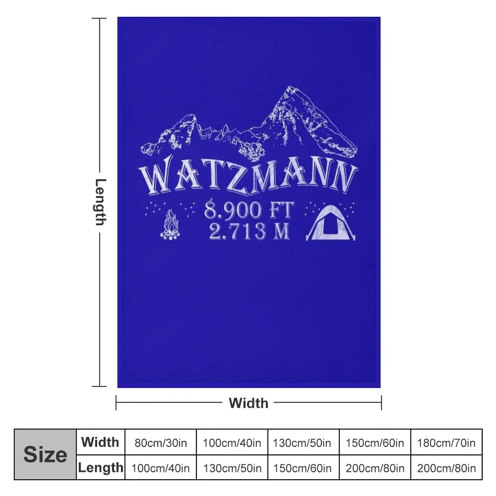 Watzmann mountains hiking altitude tent campfire Throw Blanket Decorative Throw Loose Vintage Softest Luxury Throw Blankets