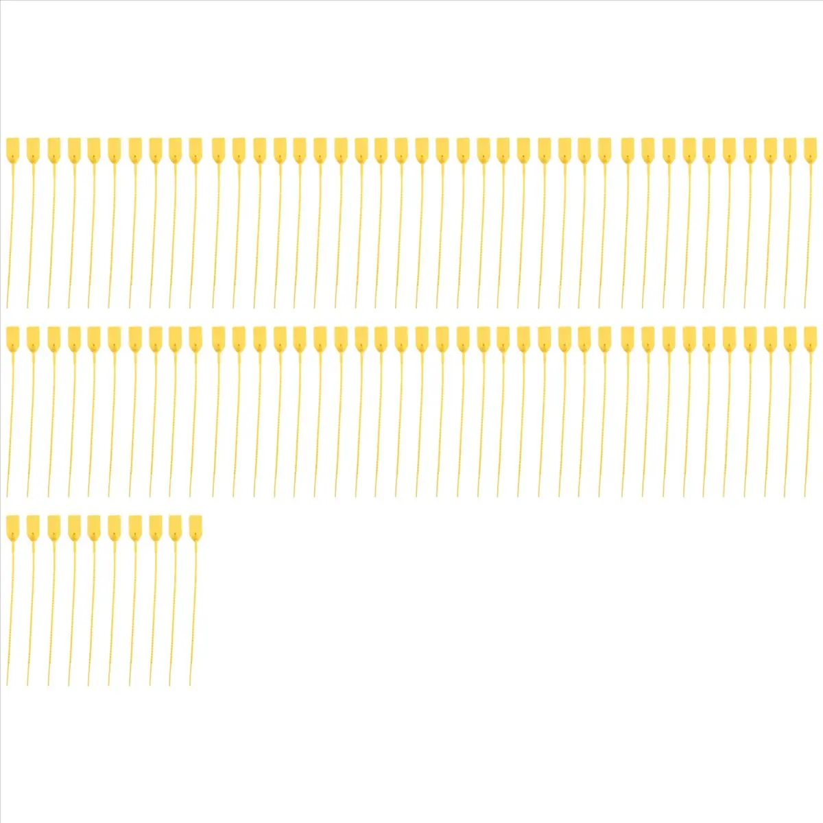 100 Plastic Tamper Seals, Numbered Zip Ties Tags,Disposable Self Locking Signage for Fire Extinguish image 2