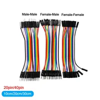 Dupont Wire Kit Male To Male + Male To Female and Female To Female 10cm/20cm/30cm Jumper Wire 20/40pin Dupont Cable for Arduino