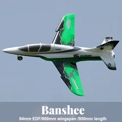 Freewing Banshee 64mm wentylator kanałowy sportowe EDF Jet- PNP RC samolot Model symulacyjny pilot zdalnego sterowania lotnicze zabawki