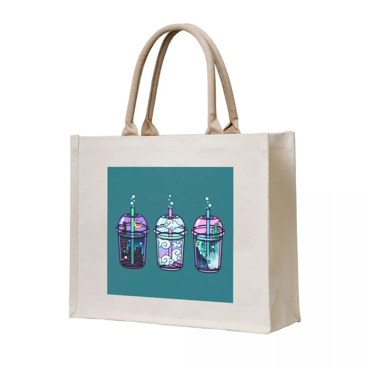 

Magic Beverages Tote Bag bag luxury women supermarket folding bag Gift bags tote university