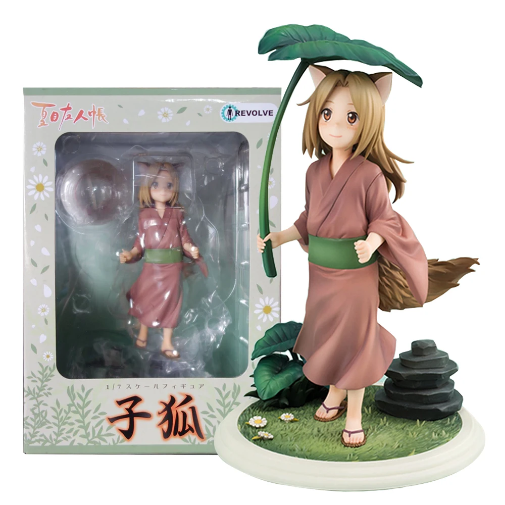 

17CM Anime Natsume Yuujinchou Figure Kogitsune San Madara Nyanko Sensei Model Toy Gift Collection Aciton Figure Doll