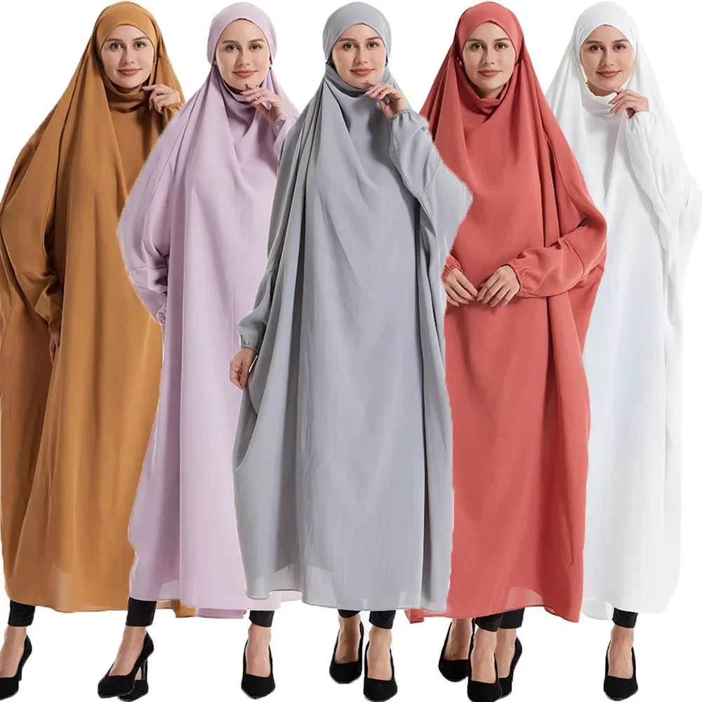

Overhead Prayer Garment Abaya Women Muslim Khimar Full Cover Long Maxi Dress Turkey Dubai Ramadan Kaftan Islam Arab Gown Kaftan