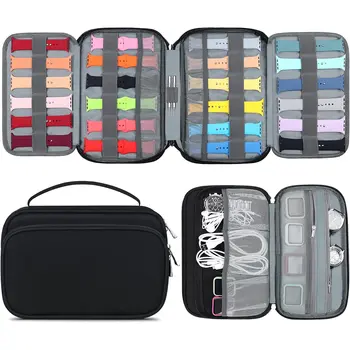 錶帶收納袋,錶帶收納盒,可容納36條智慧手錶錶帶,蘋果錶帶旅行收納包 8 最佳銷售 錶帶收納器 - №2