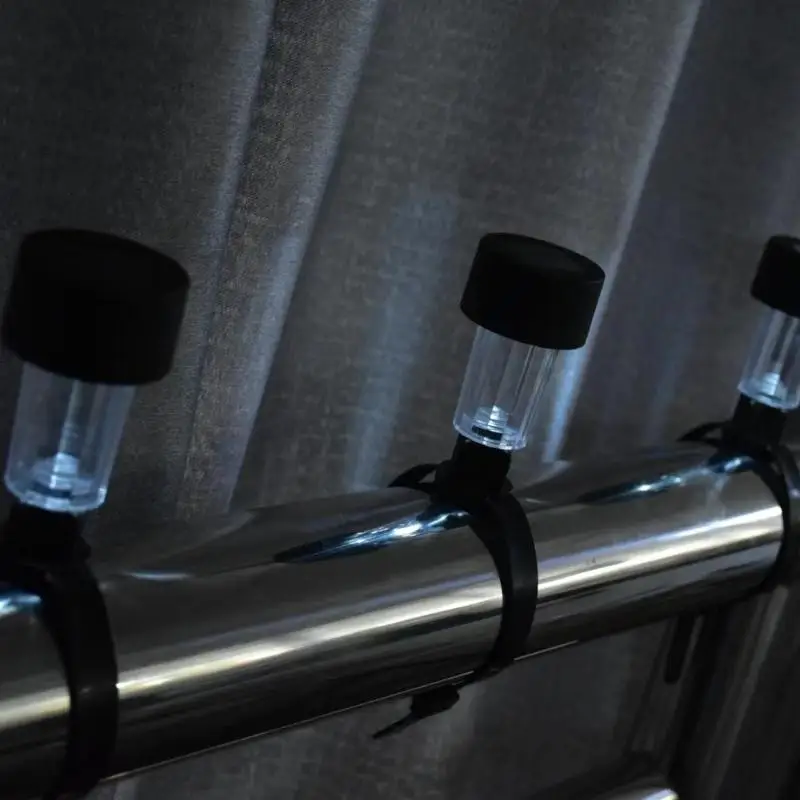 5 STKS Solar Zwembad Licht Frame Op De Grond Voor Zwembad Buitenzwembad Hek Decoratieve Accessoires Waterdichte LED