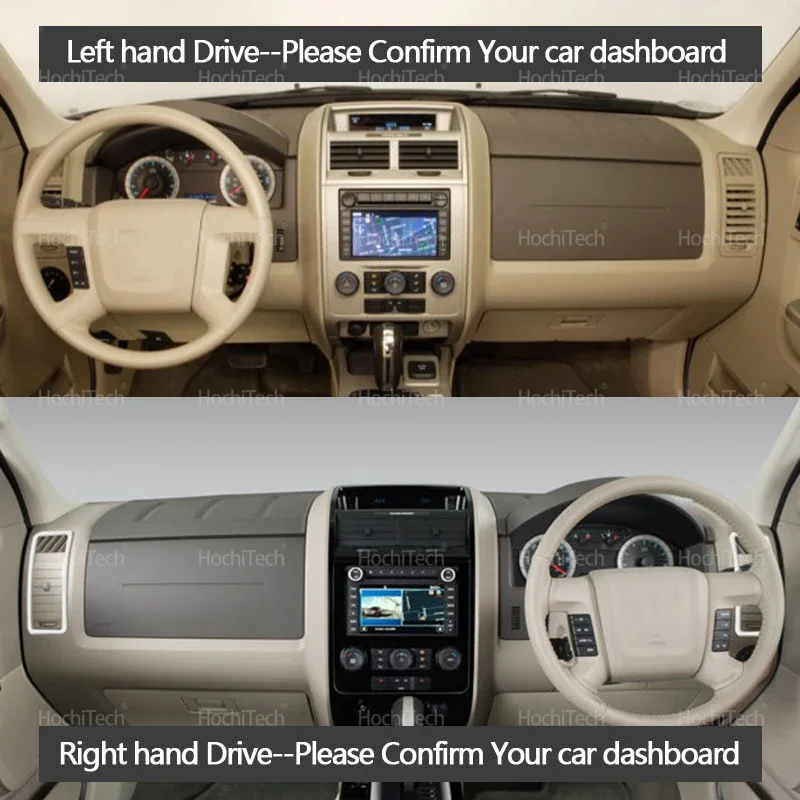 Armaturenbrett-Abdeckung, rutschfeste Matte, Schutzpolster, Sonnenschutz, Teppich, Teppich für Ford Escape Mercury Mariner, Mazda Tribute 2Gen 2008–2012 – Detail 6