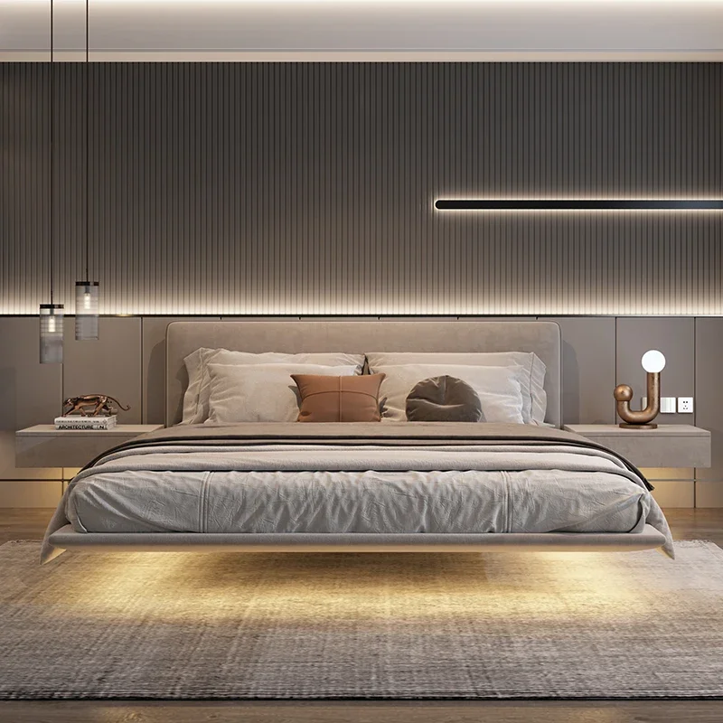 Modern Beauty Bed Nordic Relaxing Ergonomic Design Castle European Frame Bedroom Bed Sleeping Princess Wooden Cama Furniture