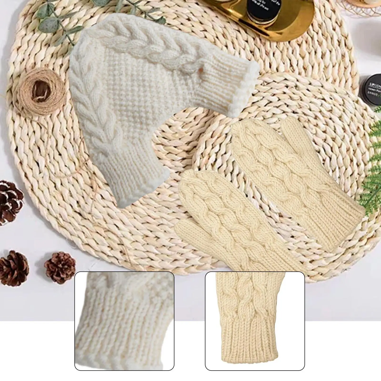 

Комплект перчаток для пары, уникальные модные вязаные осенне-зимние перчатки с эластичными манжетами, варежки Love Holding Hands, холодная погода