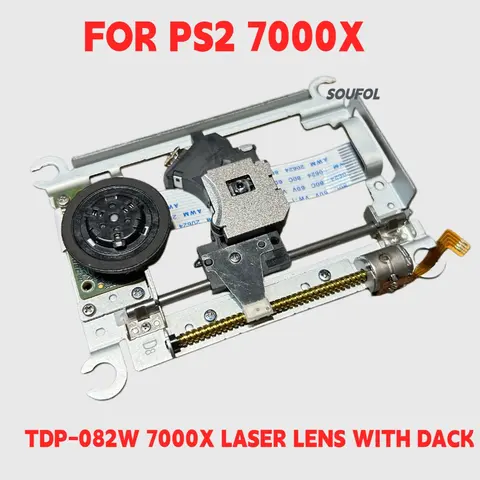 Original Replacement Laser Lens TDP-082W For PS2 Slim With Deck Mechanism Optical 7000X for PS2 7000X Game Console Accessories