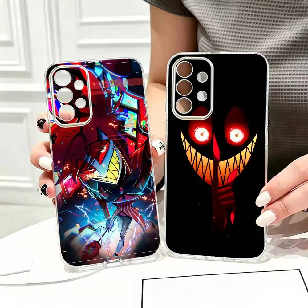Radio Demon A-AlastorS HH  Basic Phone Case For Samsung S25,24,23,22,21,10,9,Ultra,Plus,Lite Transparent