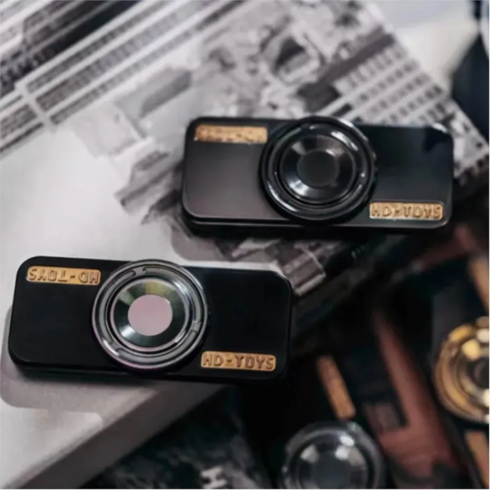 HAODOU EDC CHAN Fidget Spinner Ultra-mince à deux lames Fidget Spinner titane Zirconium Gyro Fidget jouets pour adultes