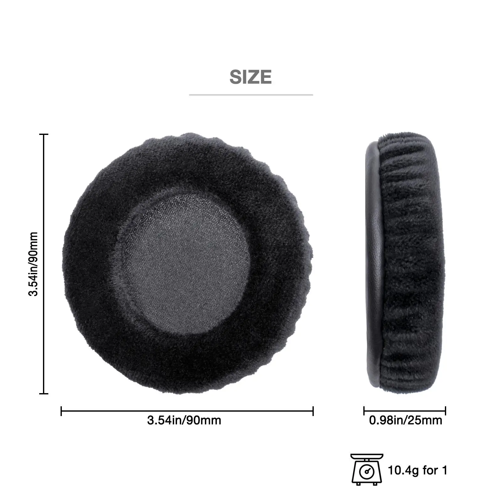 HDJ-X7 HDJ-X5 HDJ-X10 교체 이어 패드, Pioneer HDJ X7 HDJ X5 HDJ X10 DJ 헤드폰 프리미엄 벨벳 커버 및 메모리 폼