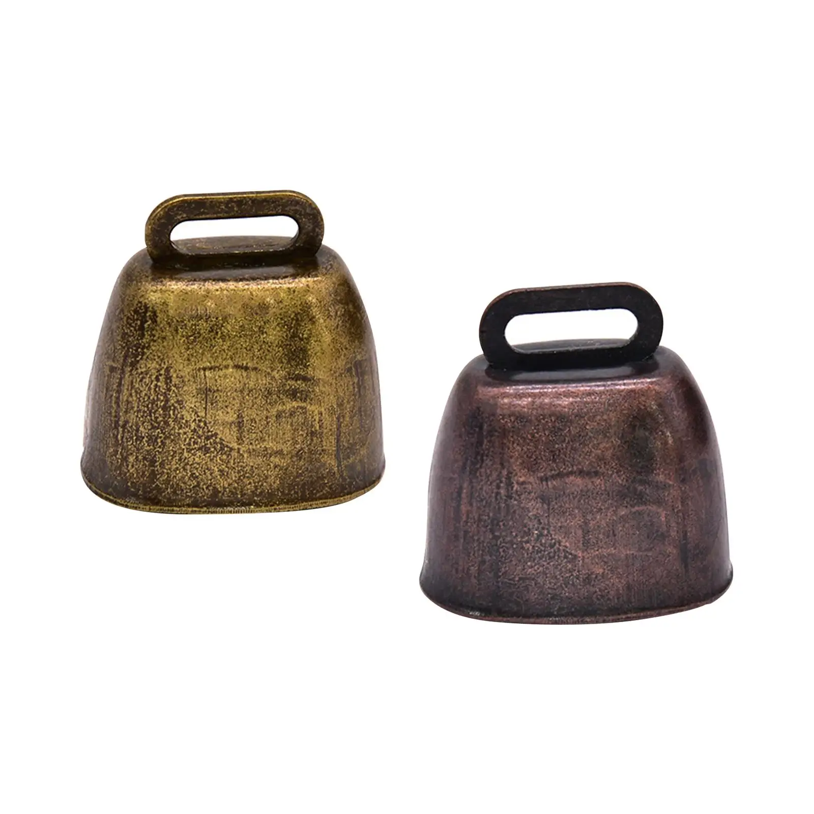 Vintage Style Grazing Bell Premium Cowbell Loudly Calling Loud Bells Small for Horse Cattle Farm Animal Dog Pets Accessories