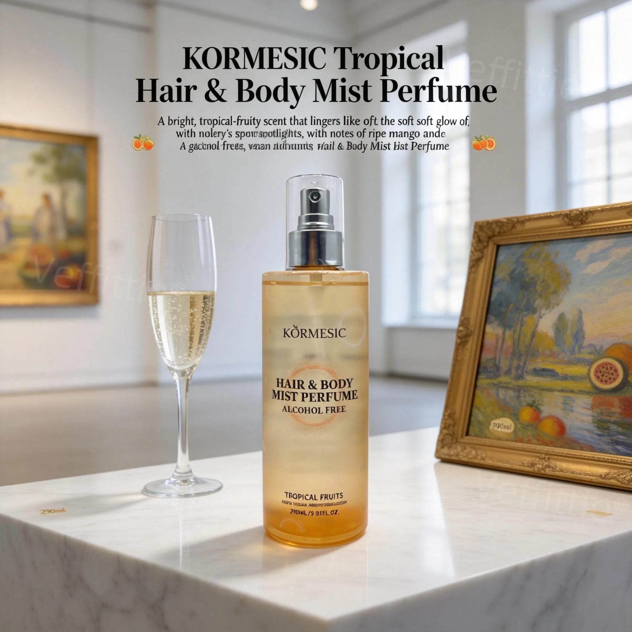 

Urban Luxe Orchard Hair & Body Mist , Long Lasting Tropical Fruity Aroma, Elegant Urban Wear, Refreshing Scent for Modern City