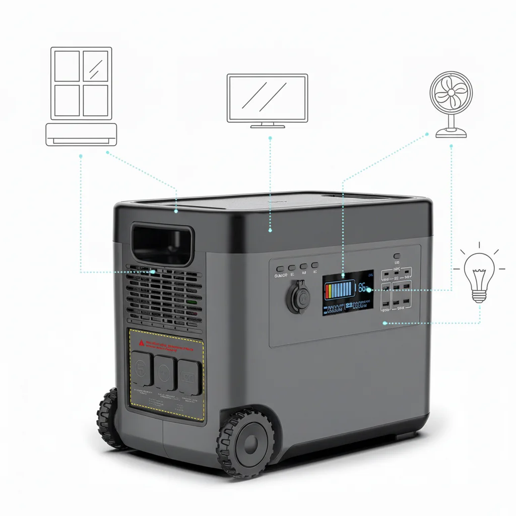 2500W Portable Powe…