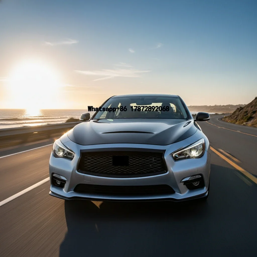 

GTS Style V4 Carbon Fiber Hood for Infiniti Q50 2014+ Engine Cover Real Carbon Fiber and Honeycomb Hood Bonnet