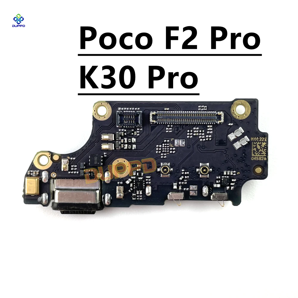 For Xiaomi Poco F2 Pro Redmi K30 Pro USB Power Charging Board Connector Plug Port Dock With Mainboard Motherboard LCD Flex Cabl