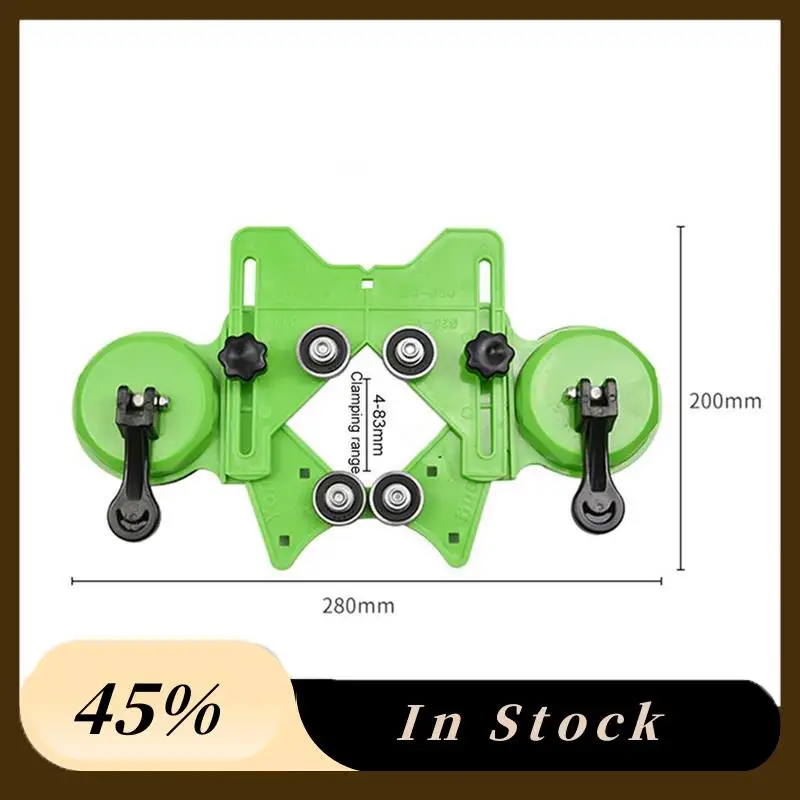 2025 Trend4-83MM Drill Guide Diamond Drill Bit Glass Tile Hole Locator Saw Core Bit Double Suction Cup Guide  Locator Too