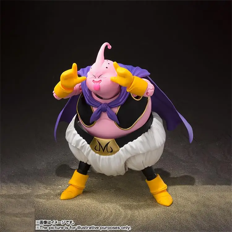 Original BANDAI SHF Dragon Ball Z Majin Buu PVC Anime Figures Action Figure Model Toys Christmas Gifts