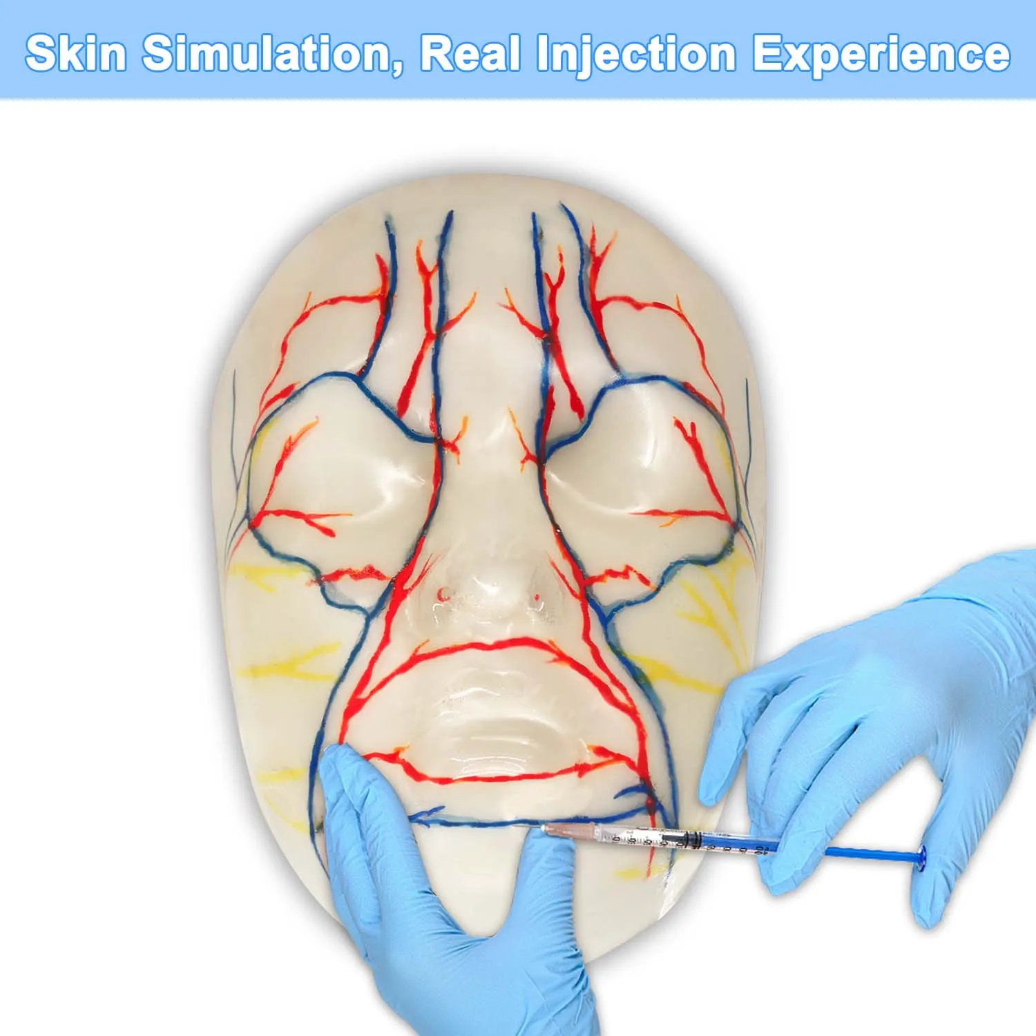 Facial Injection Training Simulator for Cosmetic Procedures