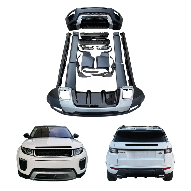 High Quality Front Rear Bumper Body Kit Without Headlights Taillights For 2013-2015 Vehicle Modification Parts