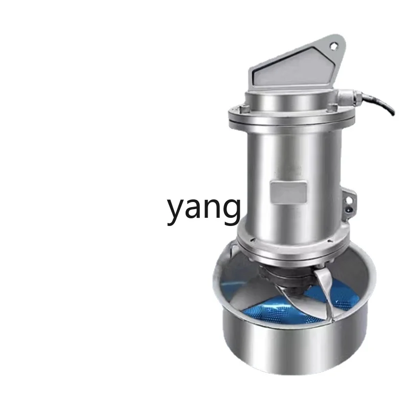 Yjq Submersible Agitator Stainless Steel Sewage Mixer Low Speed Impeller Sewage Backflow through Wall Pump