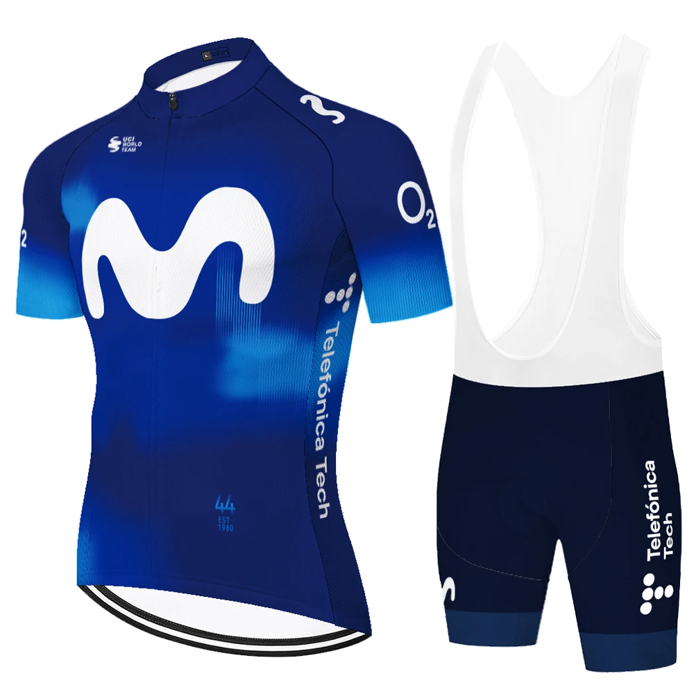 2024 movistar bretele ciclismo masculino cycling jersey maillot cyclisme homme maillot ciclismo hombre ​자전거 의류 자전거의류